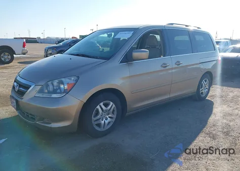 2007 Honda Odyssey Ex-L from USA, damaged, VIN 5FNRL38607B422225